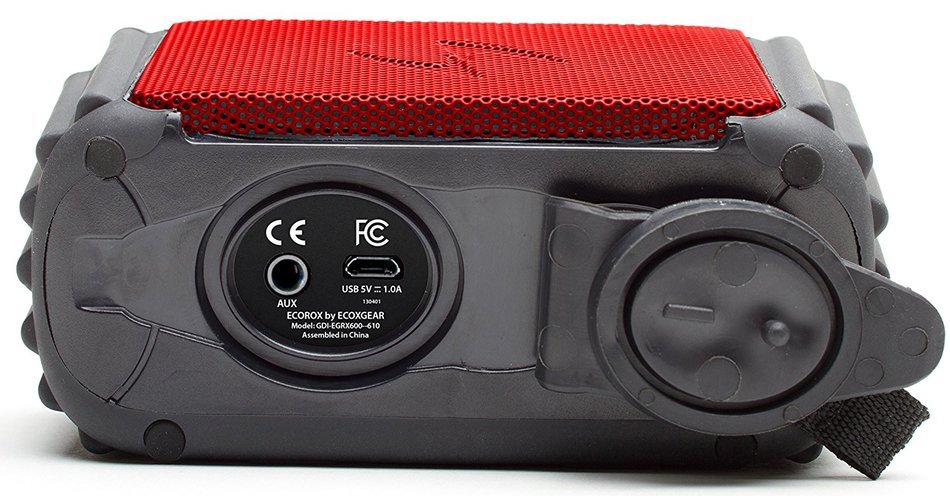 ECOXGEAR - ECOROX Rugged and Waterproof Wireless Bluetooth Speaker - Black N10