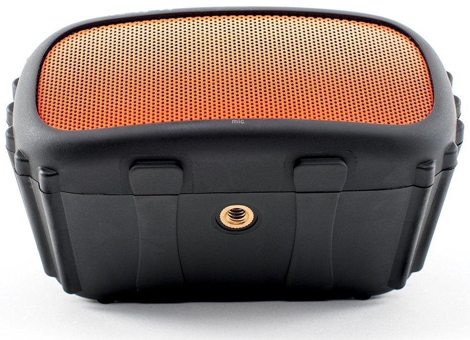 ECOXGEAR - ECOROX Rugged and Waterproof Wireless Bluetooth Speaker - Black N15
