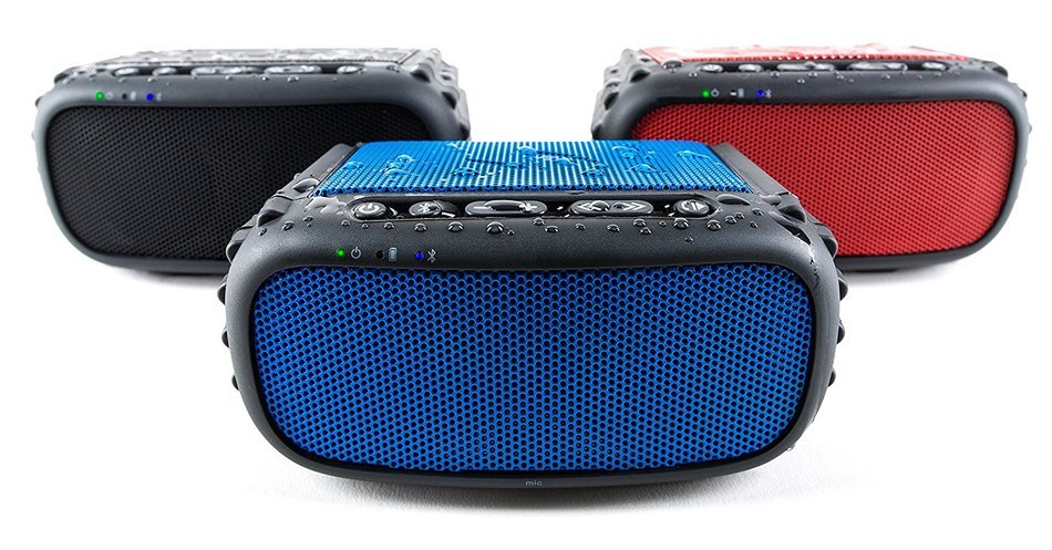 ECOXGEAR - ECOROX Rugged and Waterproof Wireless Bluetooth Speaker - Black N35