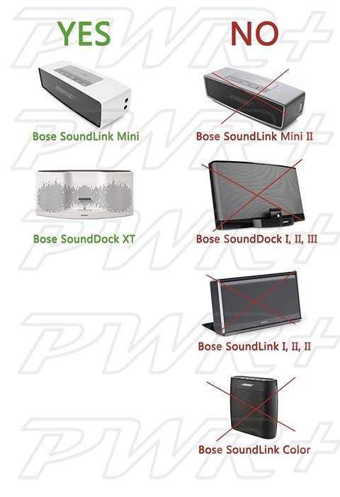 [UL Listed] Pwr+ 6.5 Ft Extra Long 12V AC Adapter for Bose SoundLink-Mini 359037-1300, 371071-0011; Bose-SoundDock-XT... N2