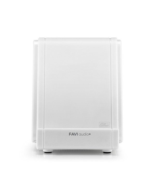 FAVI Water Resistant Indoor/Outdoor Wireless Speaker for iPod Touch and iPhone, White N3