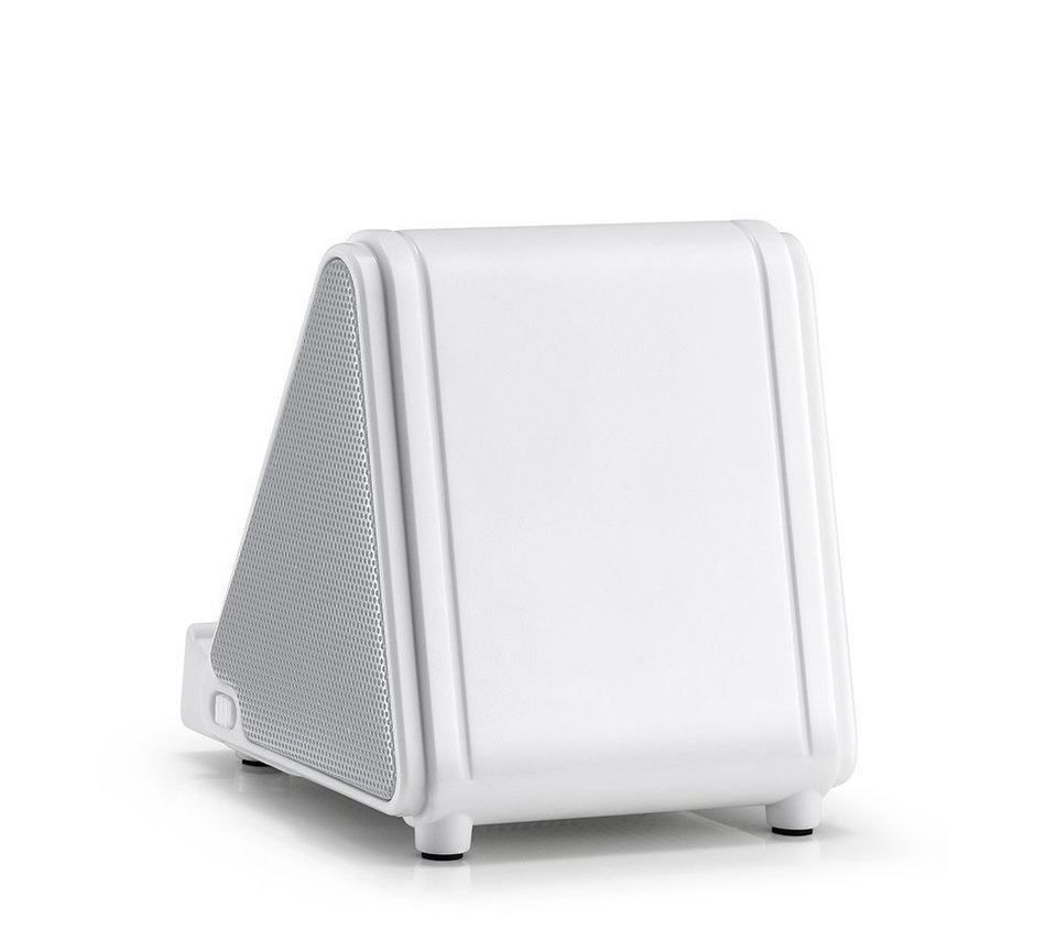 FAVI Water Resistant Indoor/Outdoor Wireless Speaker for iPod Touch and iPhone, White N5