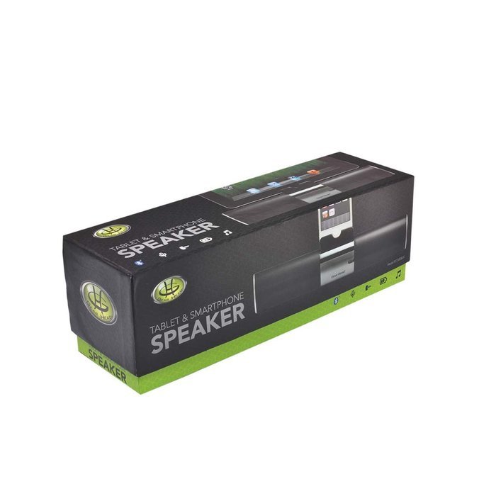 Gear Head Wireless Speaker for Smartphones & Tablets - Retail Packaging - Black N5