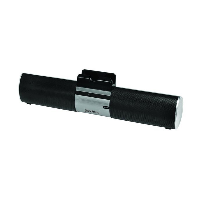 Gear Head Wireless Speaker for Smartphones & Tablets - Retail Packaging - Black N8