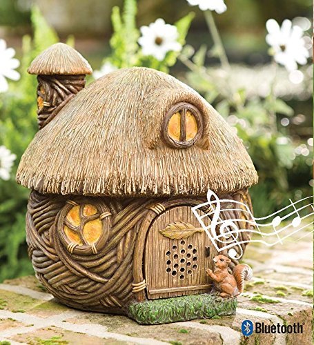 Fairy House Wireless Bluetooth Outdoor Speaker, 11" dia. x 12&frac14;"H