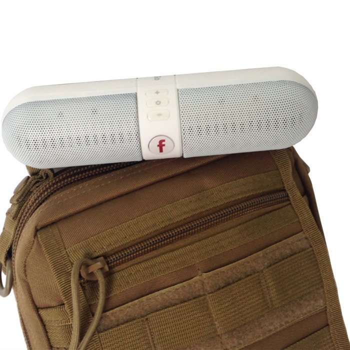 BraveGo Portable Bluetooth 3.0 Wireless Pill Speaker with Fm Radio Support, 3.5mm Connector, Built-in Microphone... N3