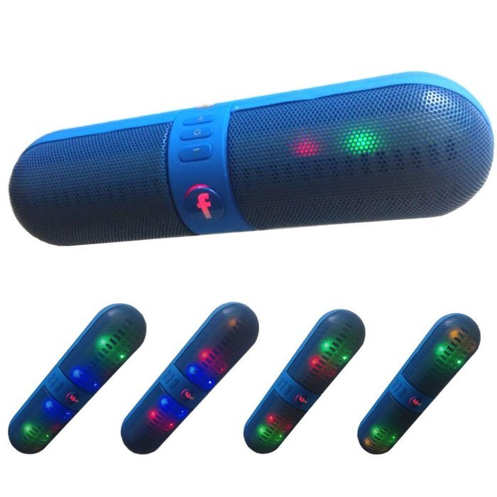 BraveGo Portable Bluetooth 3.0 Wireless Pill Speaker with Fm Radio Support, 3.5mm Connector, Built-in Microphone... N14