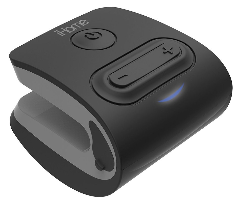 iHome Bluetooth Mini Speaker with Speakerphone - Works Great with Pokemon Go - Black (iWBT1B) N2