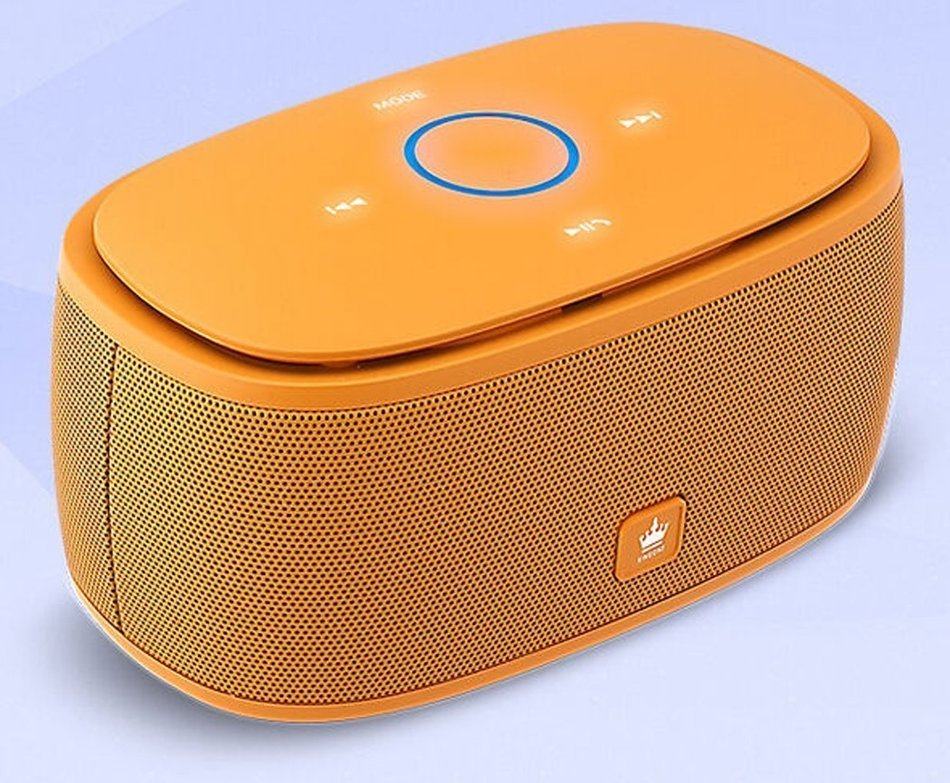 KinGone K5 Bluetooth Speaker with TF Car MP3 Player and Handsfree - 360-degree and Both of Top & Bottom Surround... N12