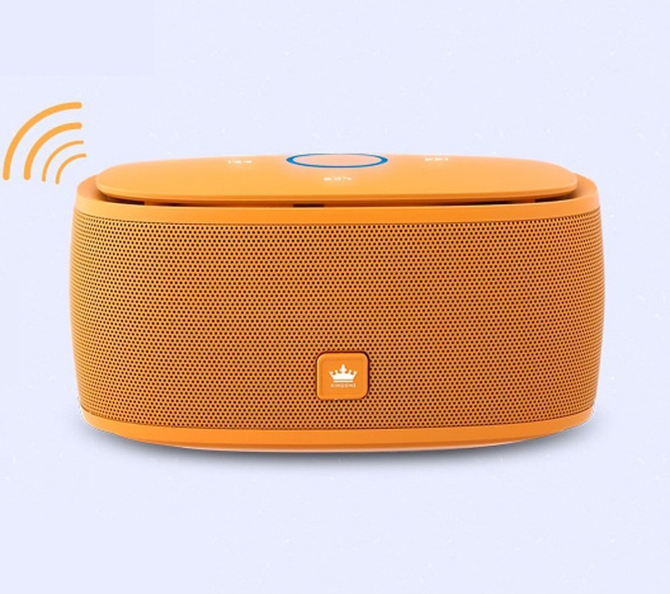KinGone K5 Bluetooth Speaker with TF Car MP3 Player and Handsfree - 360-degree and Both of Top & Bottom Surround... N17