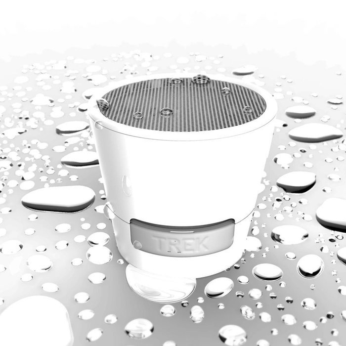 TDK Life On Record A08 TREK Mini Wireless Bluetooth Weather Resistant Portable Speaker - White N7