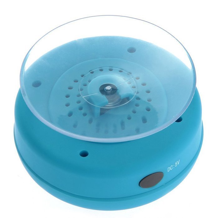 Hipipooo Portable Mini HIFI Waterproof Shower Pool Wireless Bluetooth Speaker Handsfree with Mic (Black) N17