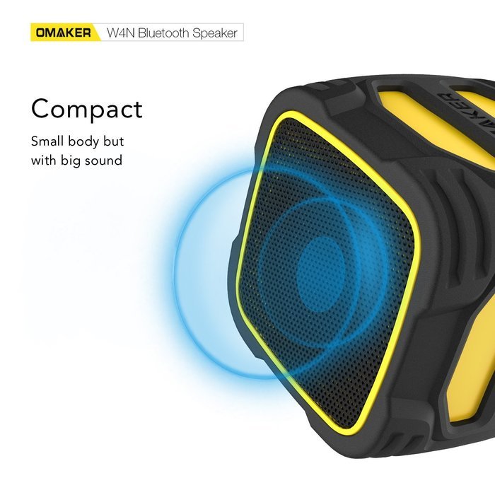 Omaker W4N Portable Bluetooth 4.0 Speaker with 12 Hour Playtime,W4 New Generation Mini Portable Wireless Bluetooth... N2
