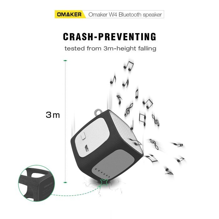 Omaker W4N Portable Bluetooth 4.0 Speaker with 12 Hour Playtime,W4 New Generation Mini Portable Wireless Bluetooth... N10