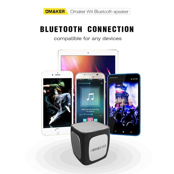 Omaker W4N Portable Bluetooth 4.0 Speaker with 12 Hour Playtime,W4 New Generation Mini Portable Wireless Bluetooth... N11
