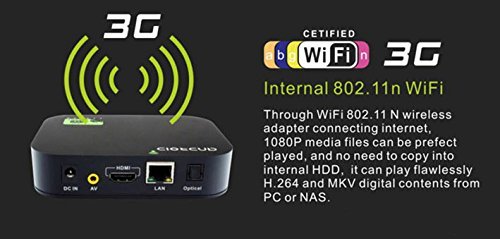 Kodi Quad Core Android 4.4.2 Media Player Blue Ray HDD Player 1080P WIFI HDMI Smart Tv Box N4