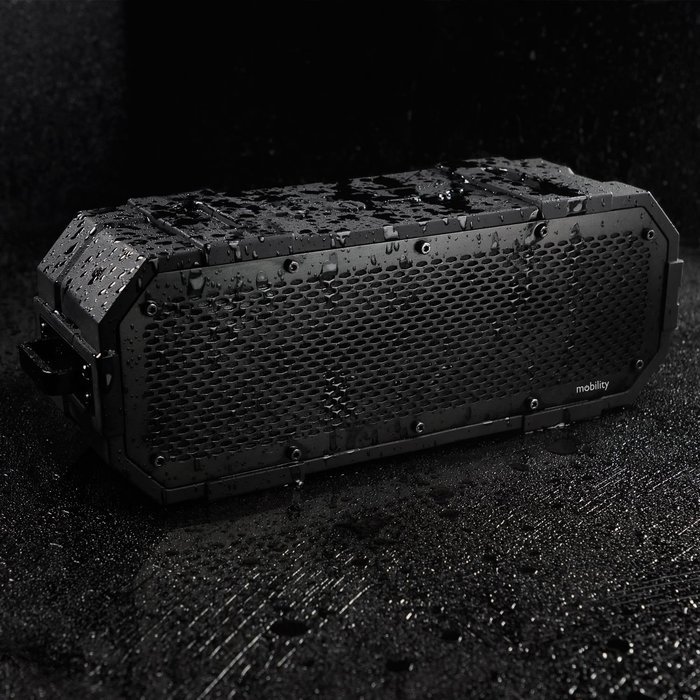 Mobility Portable Bluetooth 3.0 Speaker - Best & Loudest Stereo Wireless Rechargeable\ Shockproof Water-Resistant... N6