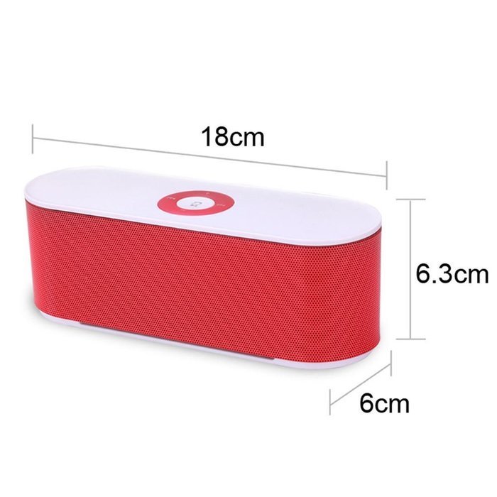 Bluetooth Speaker, Mega Bass Wireless Portable Stereo Speaker + FM Radio Player w/ MicroSD Card Slot & Microphone... N3