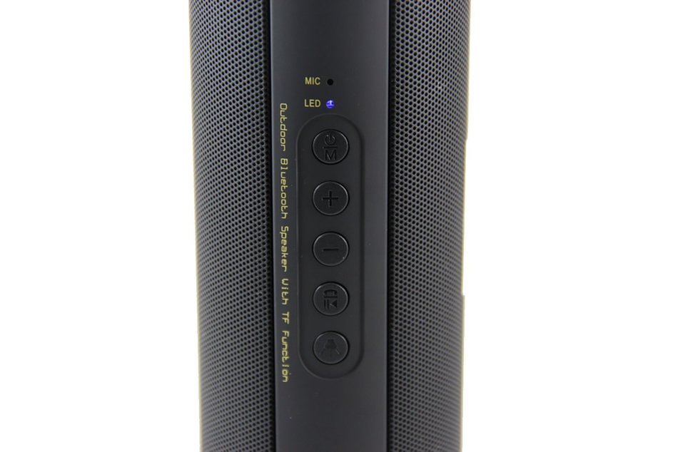 iHaus4u Waterproof Bluetooth Speakers with LED Lamp, Subwoofer Handsfree Built-In Microphone & Playback Controls... N2