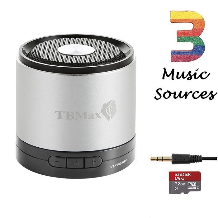 TBMax M7 Bluetooth Wireless Speaker Super Bass, Portable mini Bluetooth Speaker Speakerphone - Compact Small Size... N19