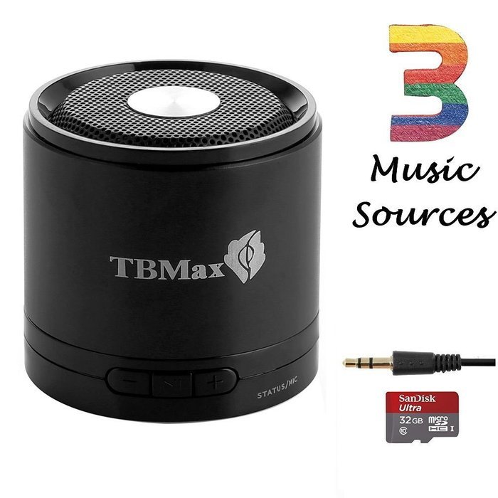 TBMax M7 Bluetooth Wireless Speaker Super Bass, Portable mini Bluetooth Speaker Speakerphone - Compact Small Size... N24