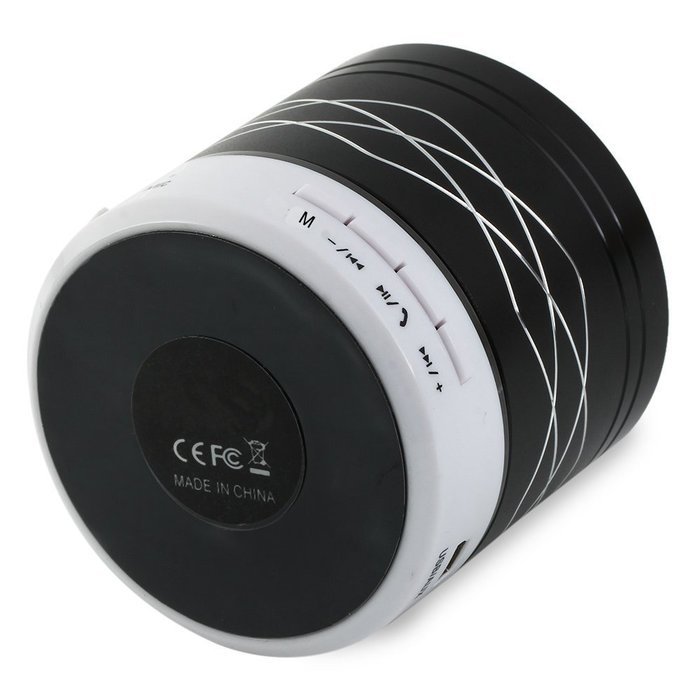 Bluetooth Speakers, Wireless Portable Surround Stereo Speaker with Mic and LED Light, Support FM TF Card and U... N4