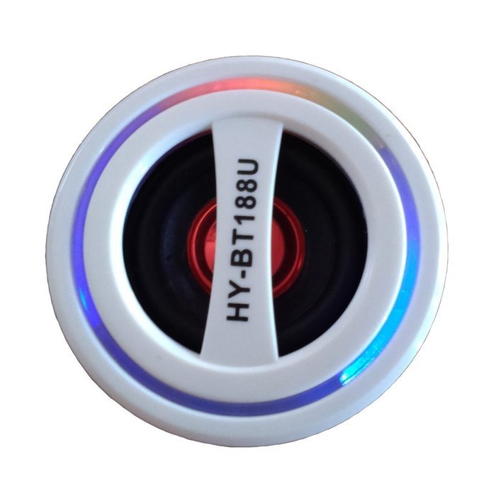 Bluetooth Speakers, Wireless Portable Surround Stereo Speaker with Mic and LED Light, Support FM TF Card and U... N6
