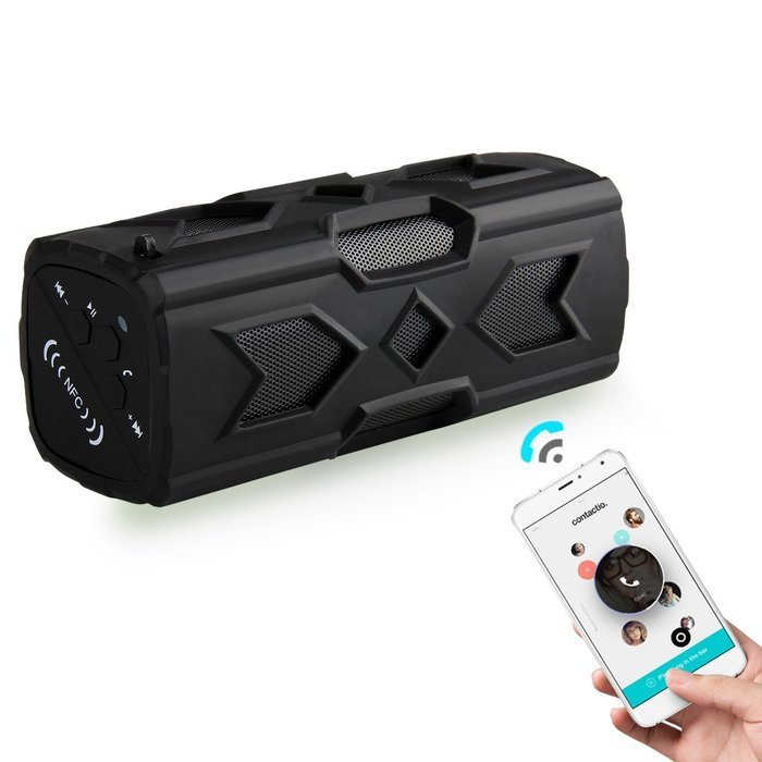 Bluetooth Speakers,GKTech Portable Wireless Waterproof Speaker Build-in NFC Technology,Power Bank and Microphone... N7