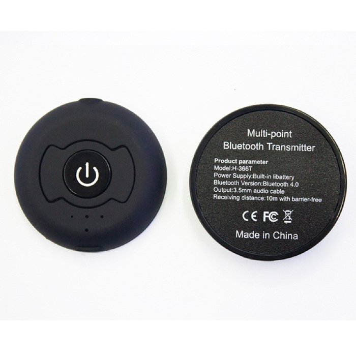 CEStore&reg; Portable Bluetooth 4.0 Music Transmitter Featuring APT-X Supports Two Multi Connection idea Transfer... N6