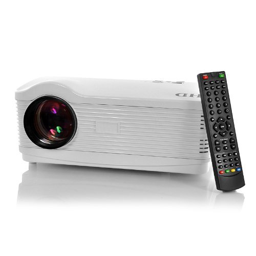 Dual Core 1.5GHz CPU Android 4.2 Projector "DroidBeam" - 8GB Internal Memory, 3000 Lumens, 2000:1, WiFi (White) N3