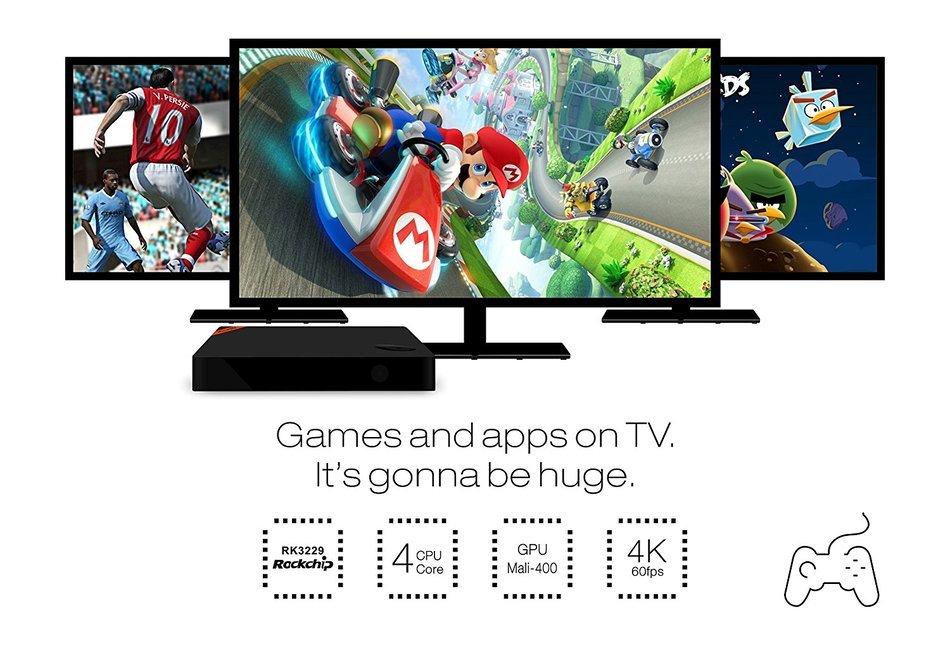 Build Excellent Mini S805 MXQ Smart TV Box 4K Ultra HD KODI Rockchip RK3223 Google Android 4.4 Kitkat Smart IPTV... N8