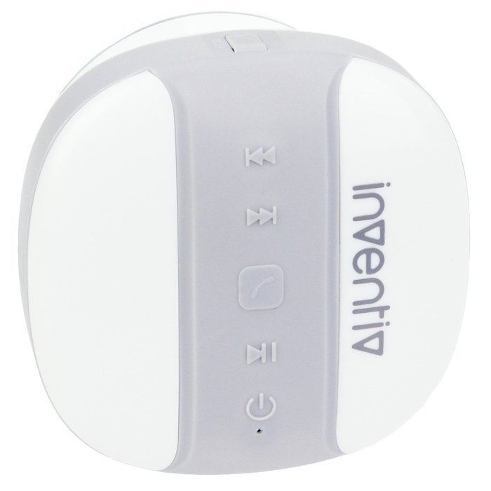 Inventiv SP100 Bluetooth Shower Speaker Waterproof Portable Wireless, Suction Cup /Microphone / Control Buttons... N4