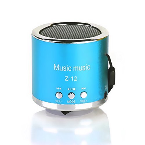Handfree Wireless Portable Mini Speaker Subwoofer FM Radio USB Micro SD TF Card MP3 Player (Purple) N4