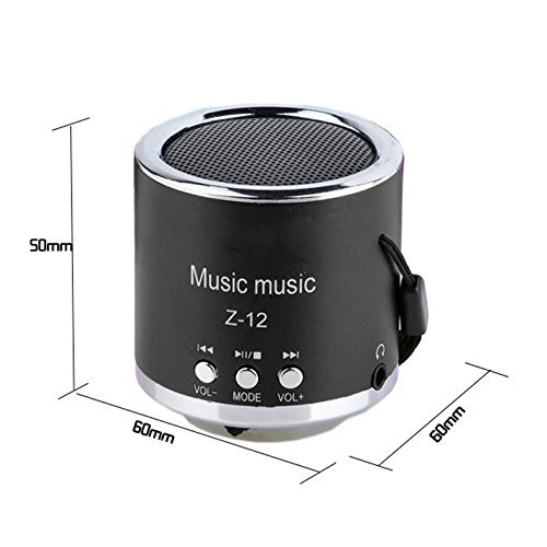 Handfree Wireless Portable Mini Speaker Subwoofer FM Radio USB Micro SD TF Card MP3 Player (Purple) N6