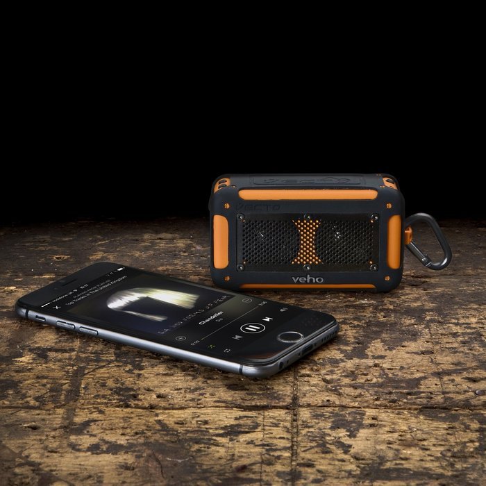 Veho VXS-003-VM 360 Vecto Mini Wireless Water Resistant Stereo Speaker &ndash; Orange N5