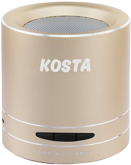 Mini Bluetooth Speaker KOSTA: Portable Wireless Mini Speaker with Enhanced Bass KOSTA (Gold) for iPhone, iPad,...