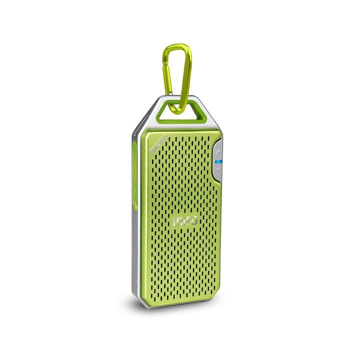MIFA F4 Ultra-light Wireless Bluetooth Speaker Green,With Mic,Micro SD,Hook ,And Aluminum Alloy Housing shock... N2