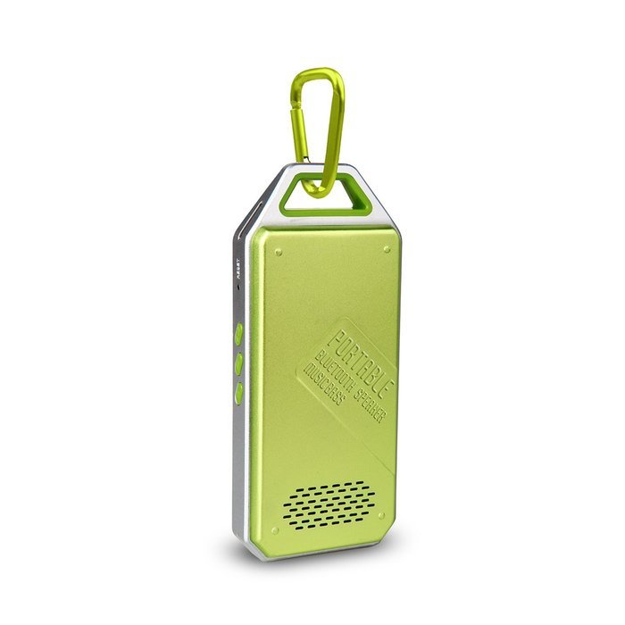 MIFA F4 Ultra-light Wireless Bluetooth Speaker Green,With Mic,Micro SD,Hook ,And Aluminum Alloy Housing shock... N3