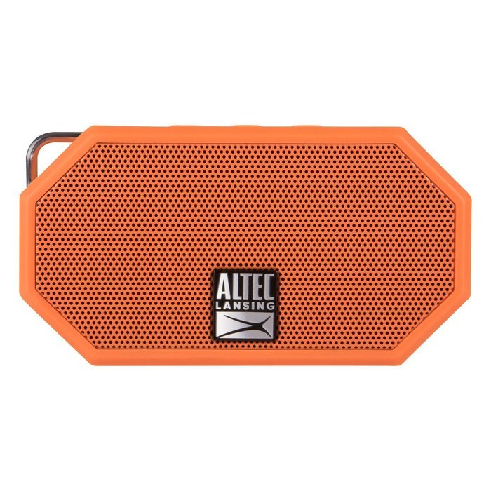 Altec Lansing IMW257-BLK Mini H2O Waterproof, Sandproof, Snowproof and Shockproof Bluetooth Speaker, Black N15