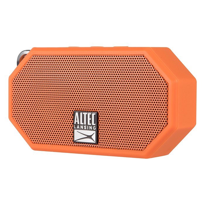 Altec Lansing IMW257-BLK Mini H2O Waterproof, Sandproof, Snowproof and Shockproof Bluetooth Speaker, Black N18
