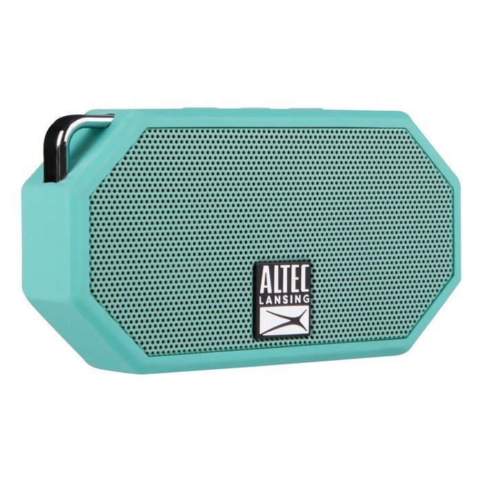 Altec Lansing IMW257-BLK Mini H2O Waterproof, Sandproof, Snowproof and Shockproof Bluetooth Speaker, Black N23