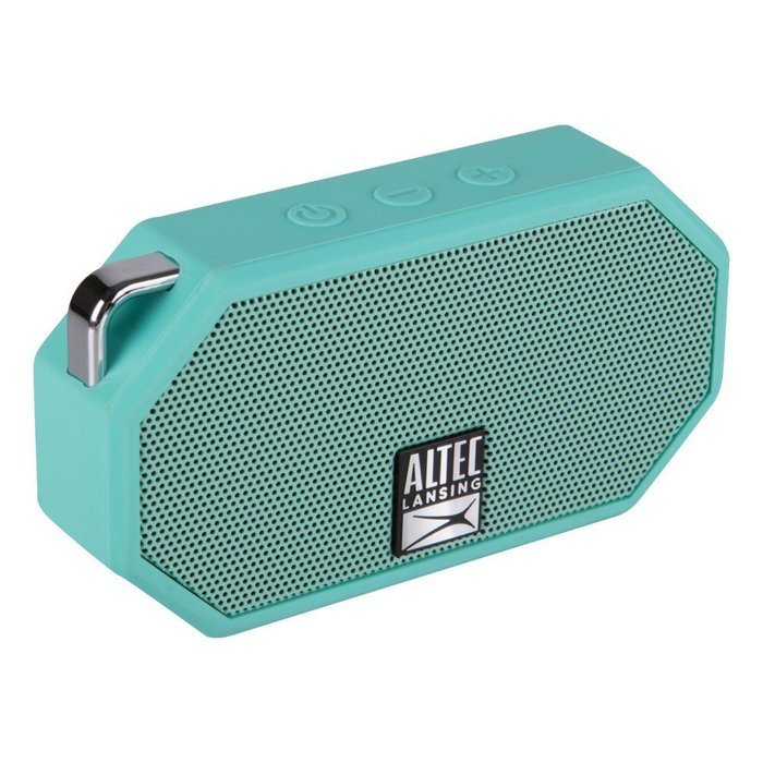Altec Lansing IMW257-BLK Mini H2O Waterproof, Sandproof, Snowproof and Shockproof Bluetooth Speaker, Black N27
