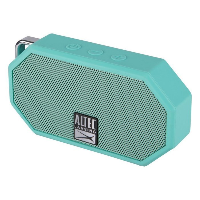 Altec Lansing IMW257-BLK Mini H2O Waterproof, Sandproof, Snowproof and Shockproof Bluetooth Speaker, Black N28