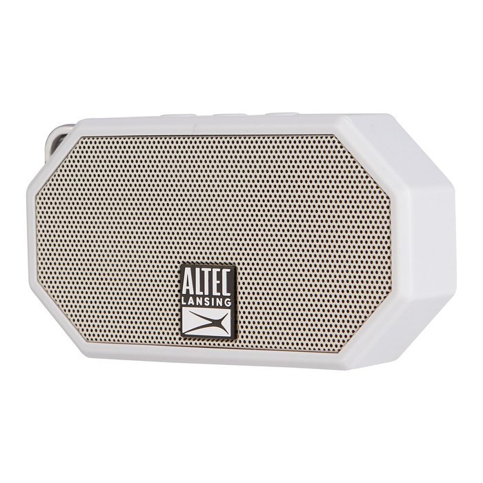 Altec Lansing IMW257-BLK Mini H2O Waterproof, Sandproof, Snowproof and Shockproof Bluetooth Speaker, Black N29
