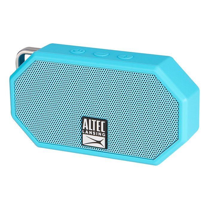 Altec Lansing IMW257-BLK Mini H2O Waterproof, Sandproof, Snowproof and Shockproof Bluetooth Speaker, Black N38