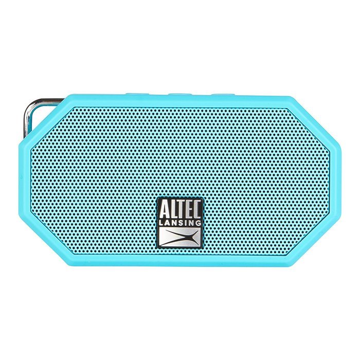 Altec Lansing IMW257-BLK Mini H2O Waterproof, Sandproof, Snowproof and Shockproof Bluetooth Speaker, Black N40