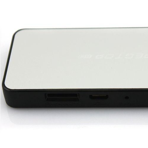 Kingzer Android 4.2 TV BOX Quad Core RK3188 8GB HDMI 1080P WIFI Bluetooh Silvery