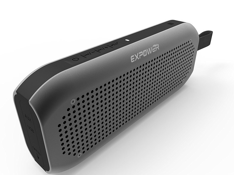 Expower(R) Touch Control Waterproof Dustproof Wireless Portable Bluetooth Speaker With Temperature and Humidity... N25