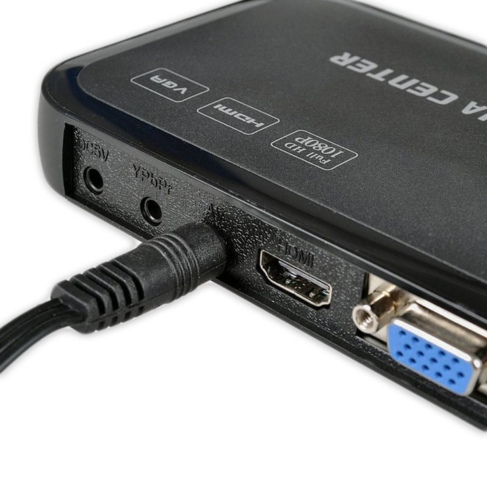 Eforbest Mini Full HD 1080P TV BOX Media Player With HDMI/AV/USB/SD/MMC With Remote Control,Black N3