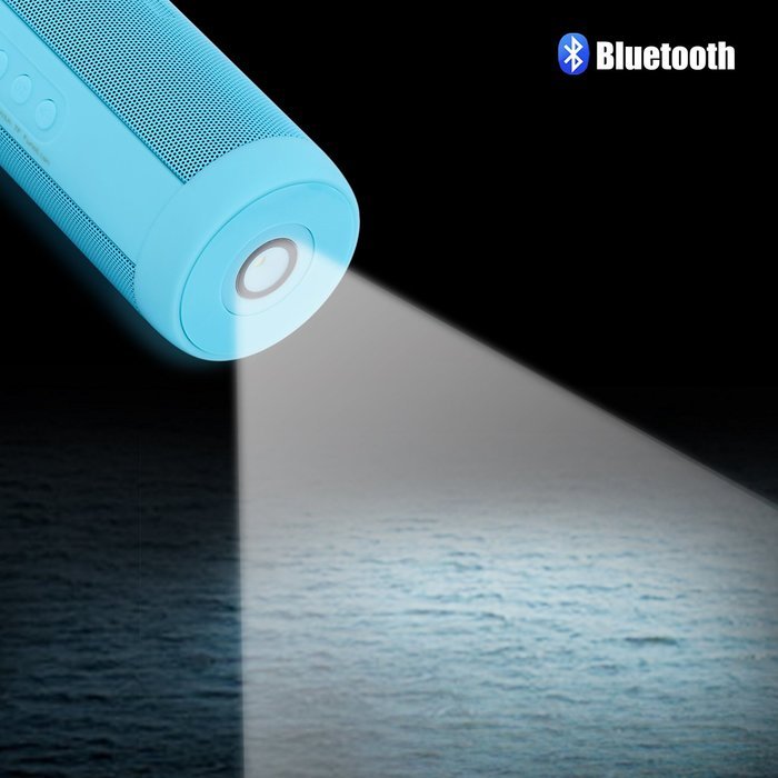 Cycling Bluetooth Speakers,FULiYEAR Portable Outdoor Speaker with Flashlight,TF Card,FM Radio,Waterproof Speaker... N3